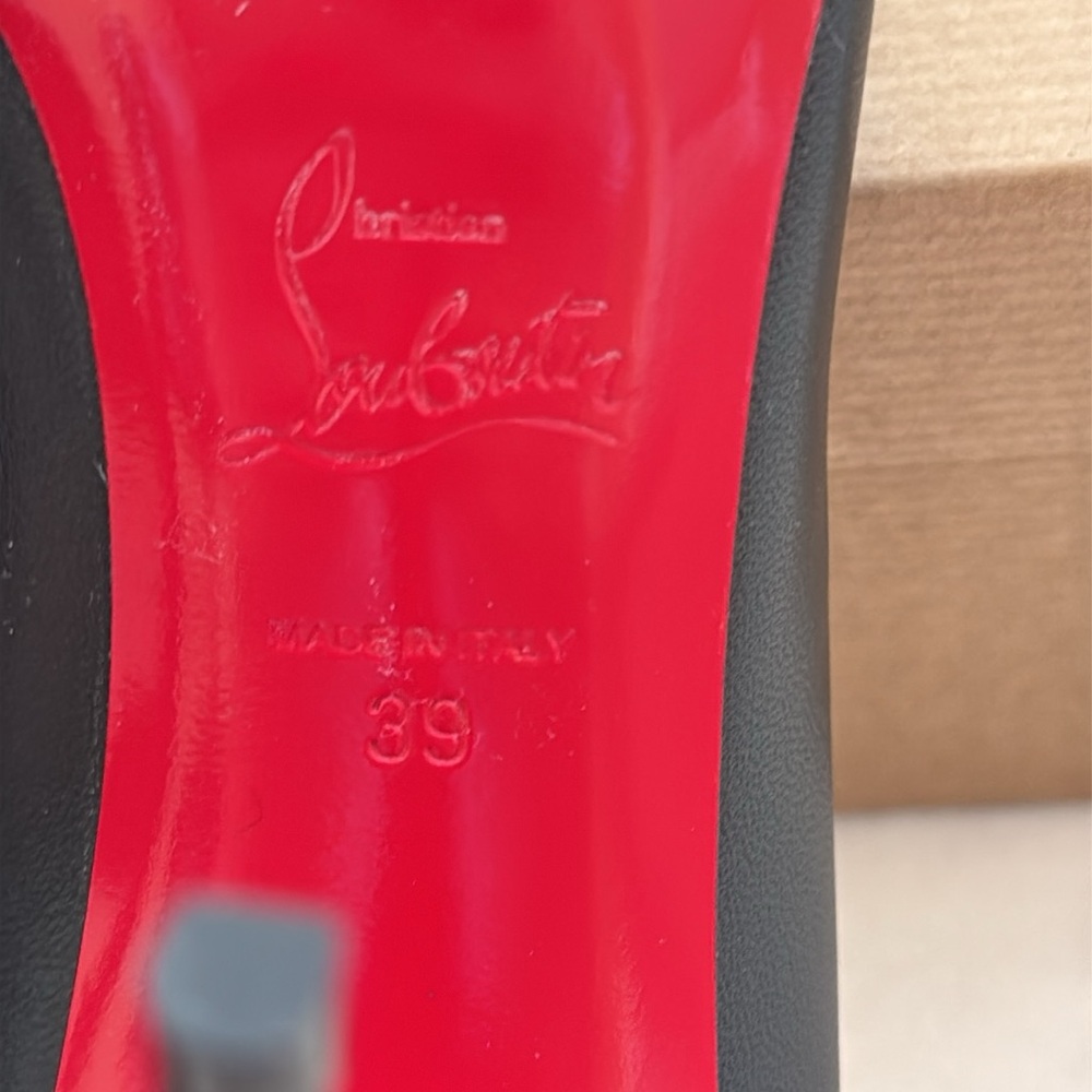 Christian Louboutin Pigalle Black Heels - Picture 10 of 11